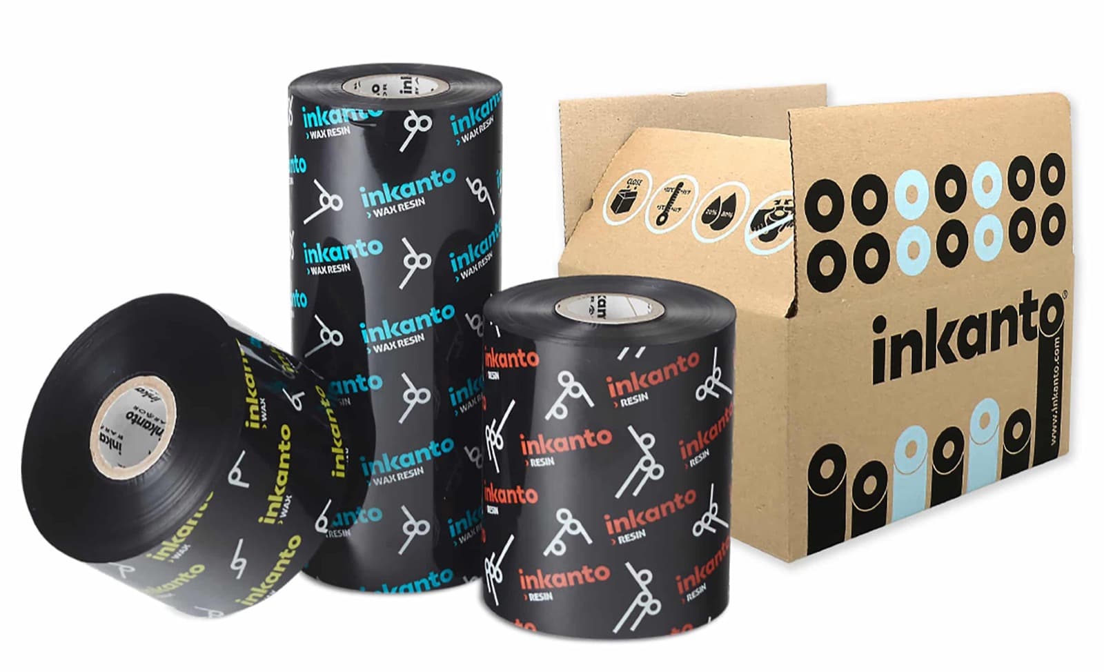 AXR 7+ Black 4.09" × 502' RESIN ribbon